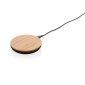 Gadżety reklamowe: Bamboo X 5W wireless charger, brown