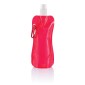 Gadżety reklamowe: Foldable water bottle, red