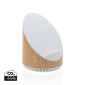 Gadżety reklamowe: Ovate bamboo 5W speaker with 15W wireless charger