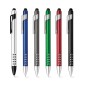 Gadżety reklamowe z logo dla firmy (EASEL. Ball pen with touch tip and phone holder)