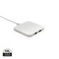 Gadżety reklamowe: RCS recycled plastic 10W Wireless charger with USB Ports