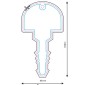 Reklamowe zapachy samochodowe,klucz