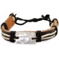 Gadżety reklamowe: nacre/leather bracelet