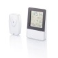 Gadżety reklamowe: Indoor/outdoor weather station, silver