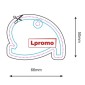 Zapachy samochodowe z nadrukiem, forma lpf1057