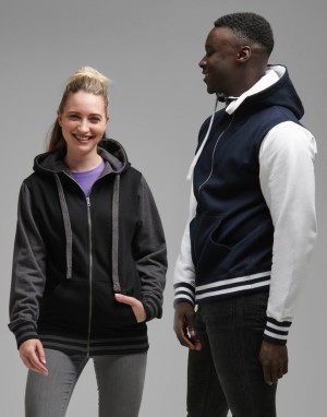 Bluza Active Zip z kapturem, FDM FZ002