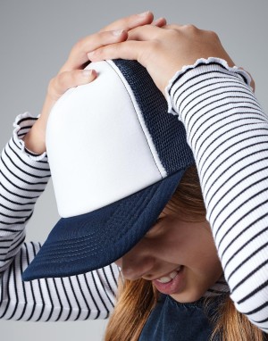Dziecięca czapka Vintage Trucker, Beechfield B645b