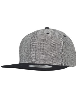 Czapka z daszkiem Melange Solid Snapback, Flexfit 6089MS