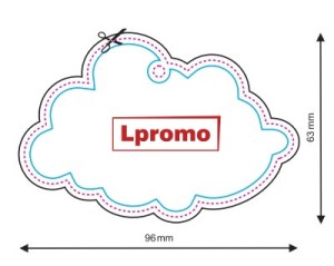 Zapachy samochodowe z wiadomością reklamową, chmura