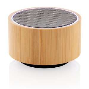 Gadżety reklamowe: Bamboo wireless speaker, brown
