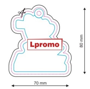 Zapachy samochodowe z Waszą reklamą, ręka, pięść