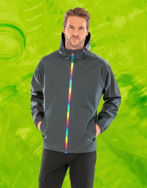 Wodoodporna kurtka z kapturem Backing, Result Genuine Recycled R908X
