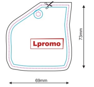 Reklamowe zapachy samochodowe, forma lpf851