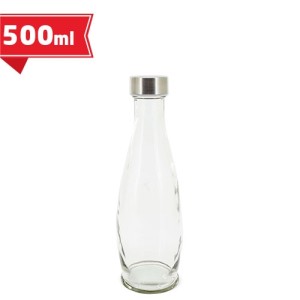 Gadżety reklamowe: glass water bottle 0,5l aqua s