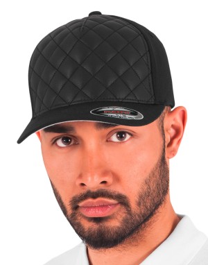 Czapka z daszkiem Diamond Quilted Flexfit, Flexfit 6277Q