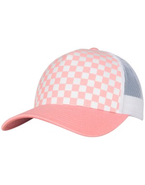 Czapka z daszkiem Checkerboard Retro Trucker, Flexfit 6506CB