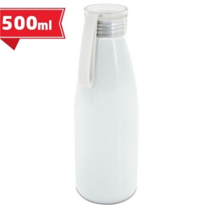 Gadżety reklamowe: Aluminium bottle with silicon lid for sublimation