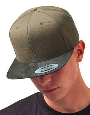 Czapka z daszkiem Camo Visor Snapback, Flexfit 6089CV