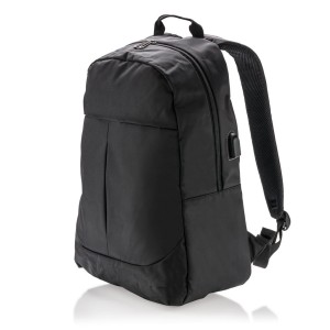 Gadżety reklamowe: Power USB laptop backpack, black