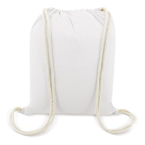 Gadżety reklamowe: white cotton backpack 