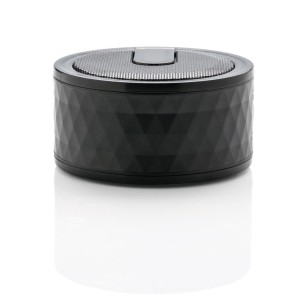 Gadżety reklamowe: Geometric wireless speaker, black