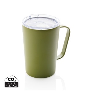 Gadżety reklamowe: RCS Recycled stainless steel modern vacuum mug with lid