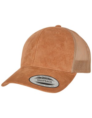 Czapka Zamszowa Trucker, Flexfit 6606SU