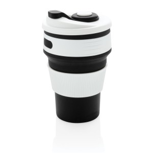 Gadżety reklamowe: Foldable silicone cup, grey