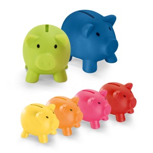 Gadżety reklamowe z logo dla firmy (PIGGY. Piggy bank in PVC)