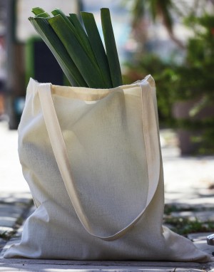 Torba z bawełny organicznej - Długie Uchwyty, SG Accessories - BAGS (Ex JASSZ Bags) OG-3842-LH