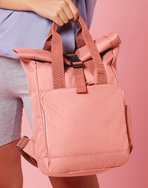 Mini Plecak Z Recyklingu Roll-Top Laptop, Bagbase BG118S
