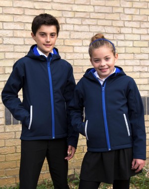 Dziecięcy softshell z kapturem TX Performance, Result Core R224J/Y