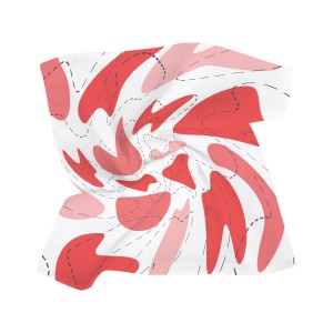 Szalik 45x140 cm z wyjątkowym kolorowym nadrukiem Twojego logo