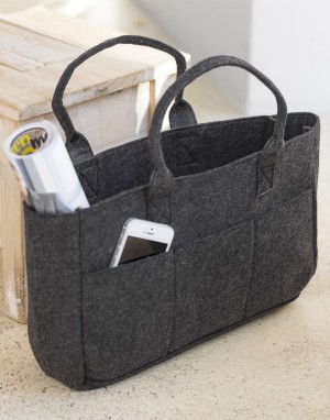 Torba z filcu z kieszeniami , SG Accessories - BAGS (Ex JASSZ Bags) FE-32209 PFS