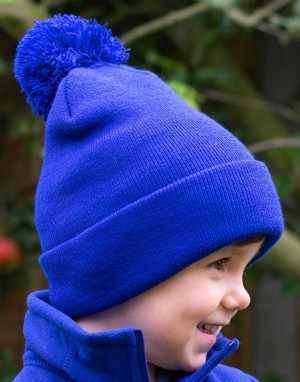 Dziecięca czapka Pom Pom Beanie, Result Winter Essentials RC028J