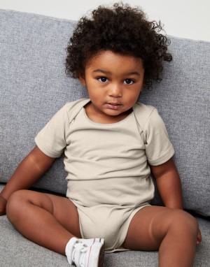 Body niemowlęce z krótkimi rękawkami Jersey, Bella+Canvas 100B