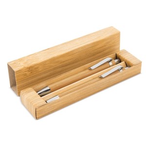 Gadżety reklamowe: set pen+ prop. pencil bamboo