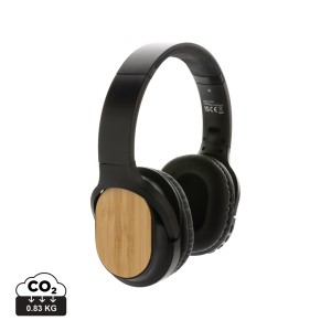 Gadżety reklamowe: RCS and bamboo Elite Foldable wireless headphone