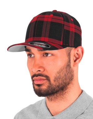 Czapka z daszkiem Tartan Plaid, Flexfit 6197