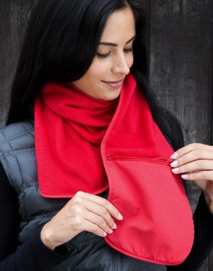 Szalik z polaru z kieszonką, Result Winter Essentials R100X