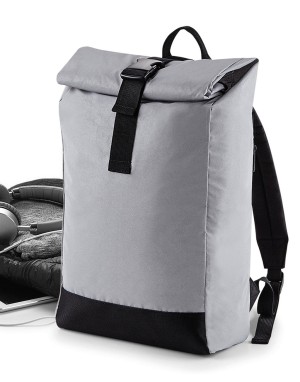 Odblaskowy plecak Roll-Top , Bagbase BG138