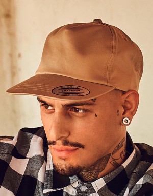 Czapka z daszkiem 5-panelowa Unstructured Snapback, Flexfit 6502