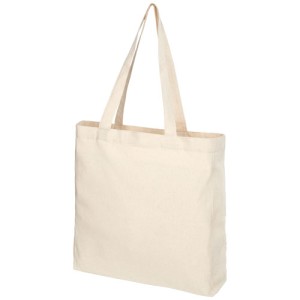 Pheebs poszerzana torba na zakupy z bawełny z recyclingu o gramaturze 210 g/m2