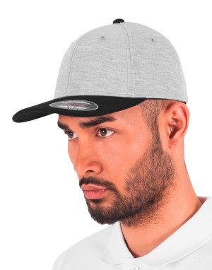 Czapka z daszkiem Flexfit Double Jersey 2-Tone, Flexfit 6778T