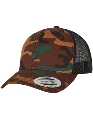 Czapka z daszkiem Retro Trucker Camo, Flexfit 6606A