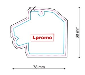 Zapachy samochodowe z nadrukiem, ornament