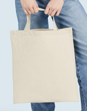 Torba płócienna z recyklingu - Krótkie Uchwyty, SG Accessories - BAGS (Ex JASSZ Bags) REC-3842-SH