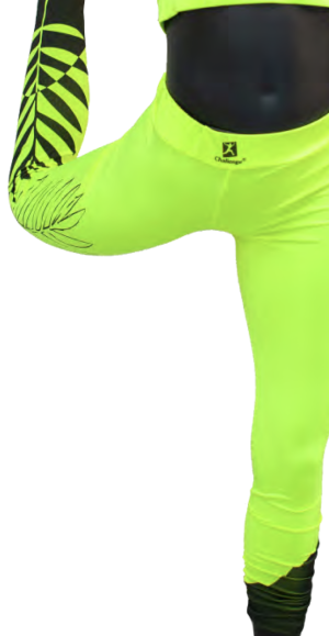 Damskie sportowe legginsy (XS-M) z unikalnym kolorowym nadrukiem Twojego logo