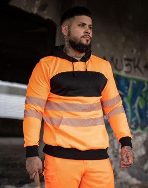 Bluza z kapturem EOS - Hi-Vis, Korntex EOSHO