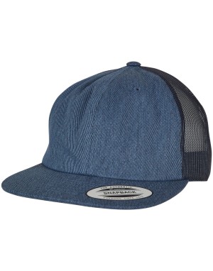 Czapka z daszkiem Denim Trucker, Flexfit 6006DT